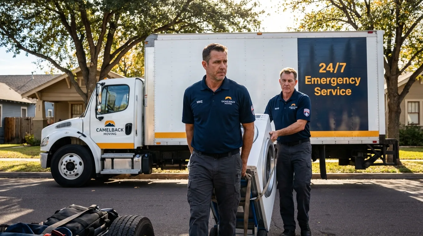 CamelBack Moving crew loading furniture in Hot Springs Village, AR